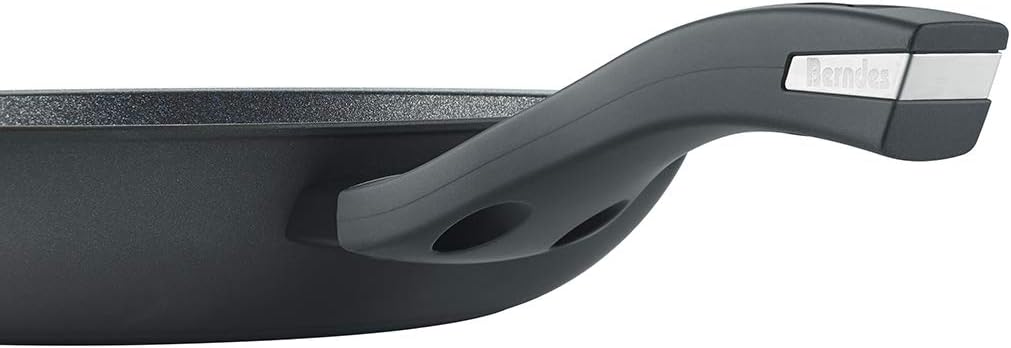 Berndes Grillpfanne Balance Enduro 28 cm, Induktion, Pfanne extrem kratzfest, Guss-Optik, antihaft b