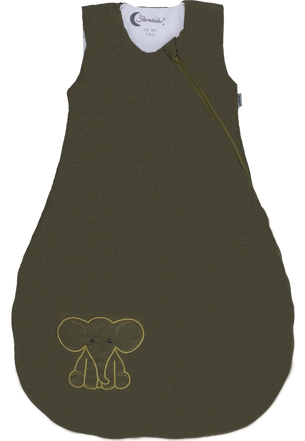 Sterntaler Baby Unisex Schlafsack Baby Funktionsschlafsack 90cm Elefant Eddy - Schlupfsack Baby, Puc