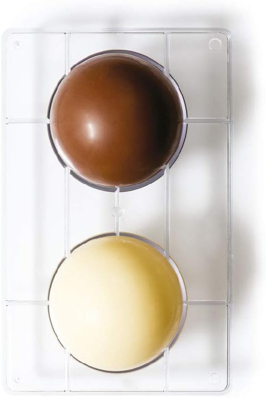 DECORA 0050086 PRALINENFORM HALBKUGEL Ø 100-275X15X22 MM