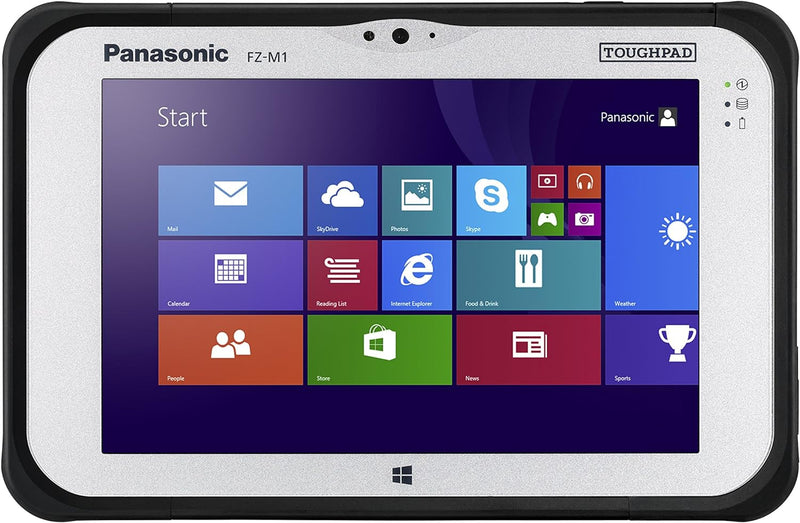 Panasonic Toughpad FZ-M1 128 GB 4 G Schwarz, Silber – Tablets (Mini-Tablet, IEEE 802.11 ac, Windows,