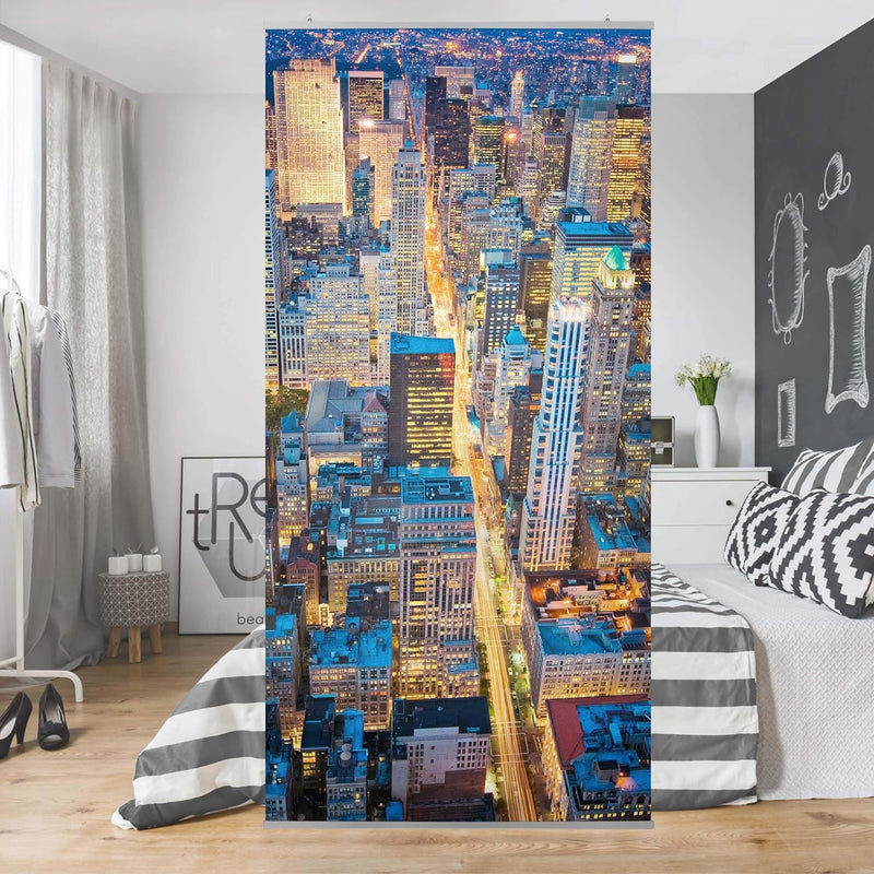 Bilderwelten Raumteiler Midtown Manhattan 250x120cm ohne Halterung 250x120cm without hanger, 250x120