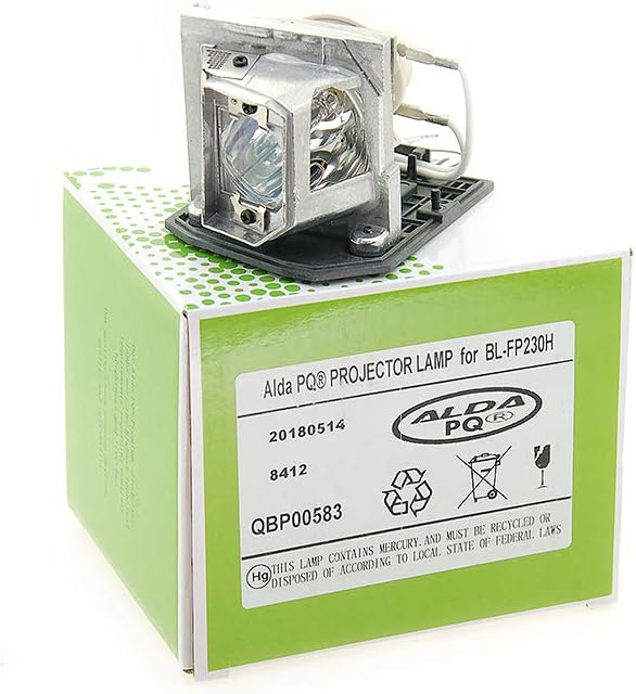 Alda PQ-Premium, Beamerlampe/Ersatzlampe kompatibel mit BL-FP230H, SP.8MY01GC01, SP.8MY01G.C01 für O