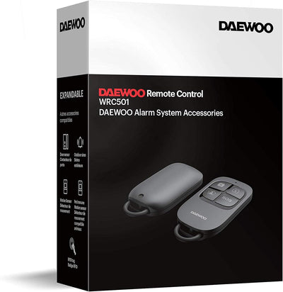 Daewoo WRC501 818012 Fernbedienung Alarm, Schwarz, fernbedienung