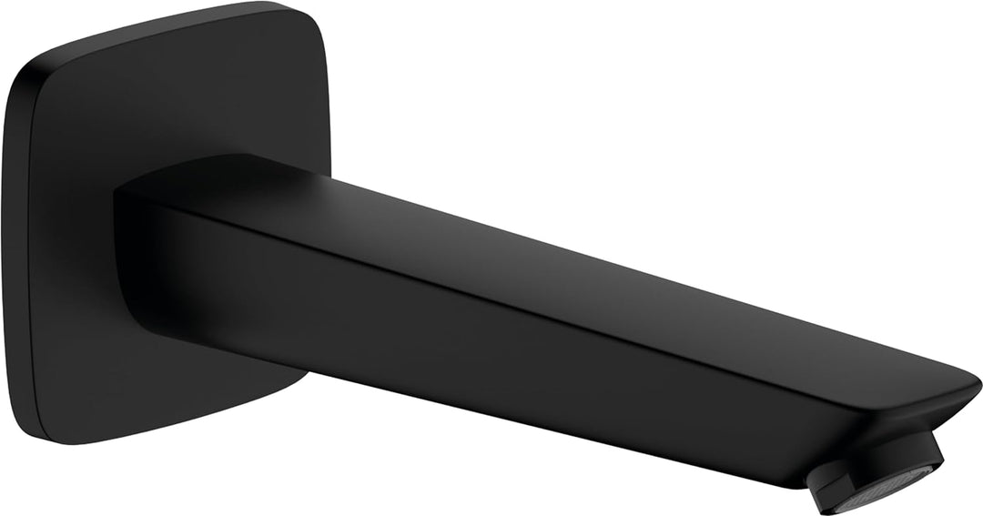 hansgrohe Logis - Badewanneneinlauf, Wanneneinlauf 19,5cm, Badewannenarmatur, Mattschwarz, Mattschwa