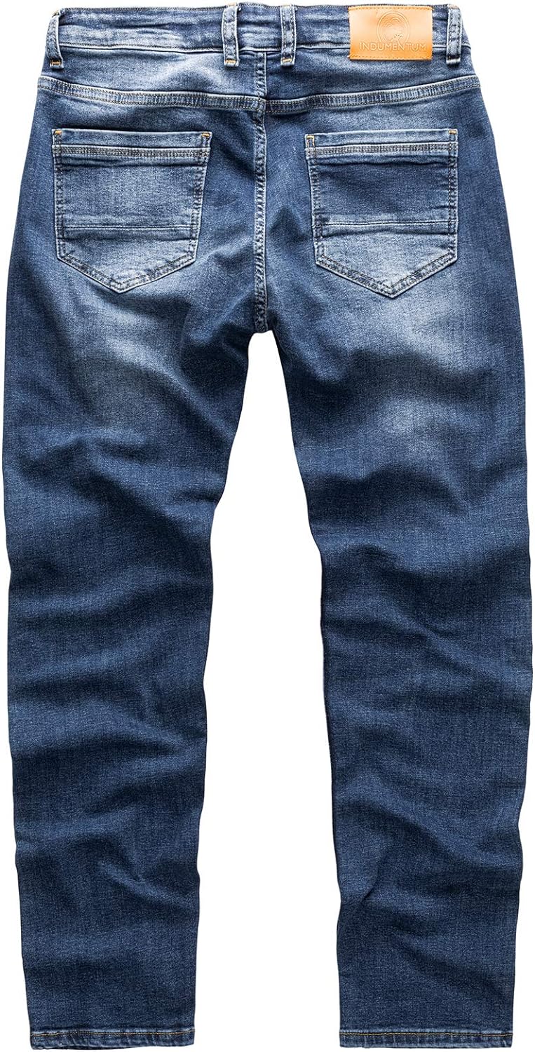 Indumentum Jeans Herren Slim Fit Hose Stretch 29W / 30L Blau - Is-300, 29W / 30L Blau - Is-300