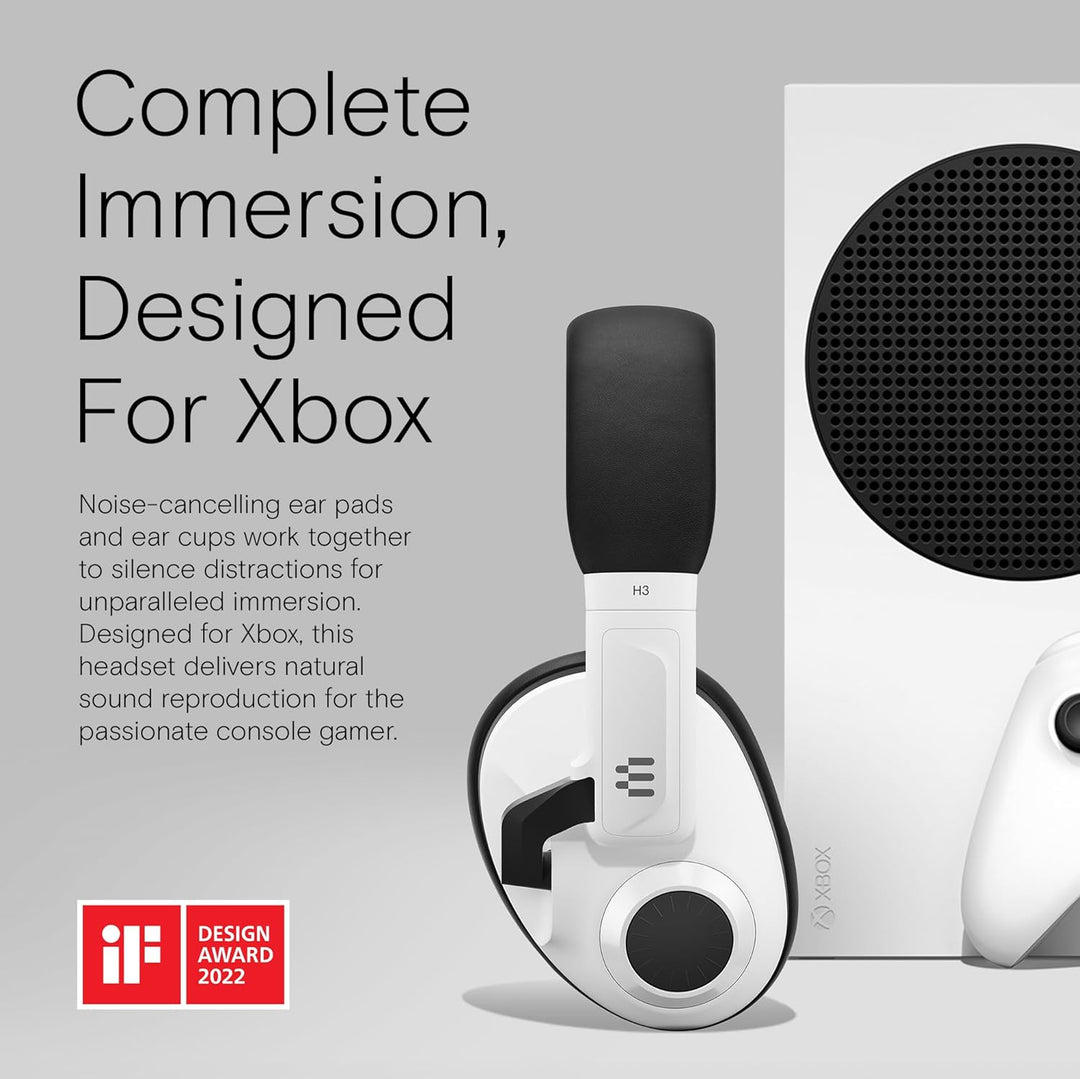 EPOS H3 Xbox Edition Kopfhörer | Kabelgebundenes Gaming Headset mit geschlossener Akustik for Xbox |