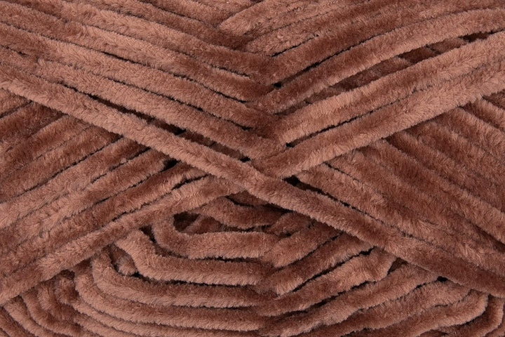 Gründl Funny uni Strick- & Häkelgarn (samtartiges Chenille-Garn aus 100% Polyester, 100 g / 120 m, N