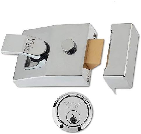 Yale P-85-DMG-SC-40 Sicherheitsschloss mit automatischem Riegelschloss, P-89-SC-SC-60 60 mm Satin Ch