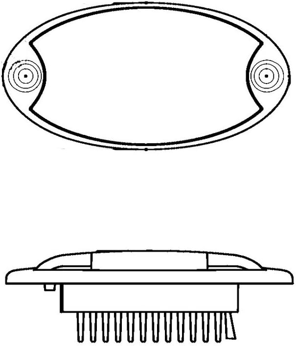 HELLA - Innenraumleuchte - Mini OvalLED VESTA5 - LED - 24V - 1.2W - LED - Einbau - Lichtscheibenfarb