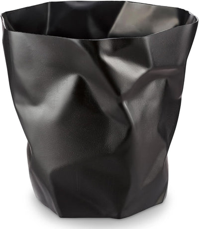 Essey Design Papierkorb, Bin Bin, Design Mülleimer für Büro und Bad schwarz, schwarz