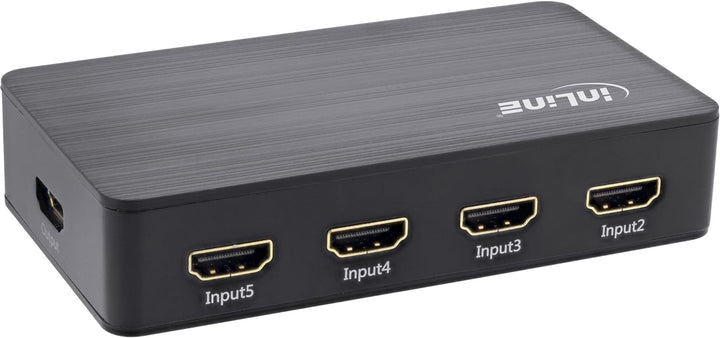 InLine® HDMI Switch, 5-Fach, 4K2K@60Hz, HDCP 2.2
