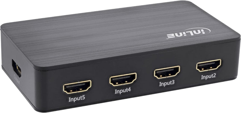 InLine® HDMI Switch, 5-Fach, 4K2K@60Hz, HDCP 2.2