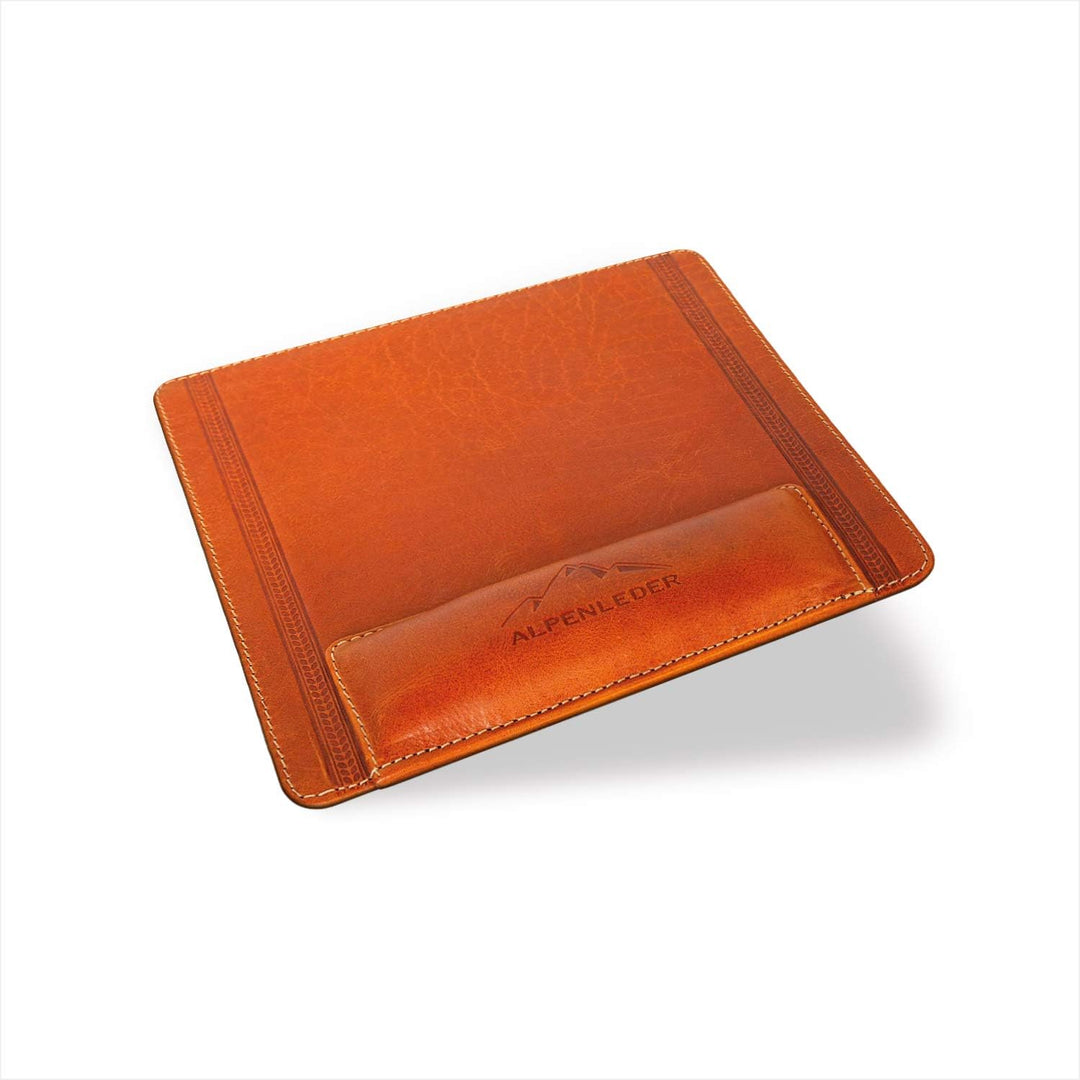 Alpenleder Mousepad - Konstanz (Handgefertigt) - Nachhaltiges Bio-Leder aus regionaler Landwirtschaf