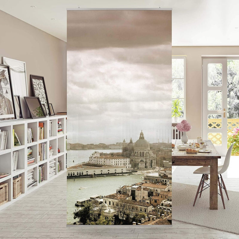 Bilderwelten Raumteiler Lagune von Venedig 250x120cm inkl. transparenter Halterung 250x120cm incl. t