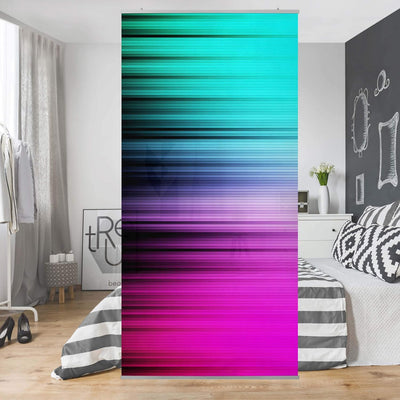 Bilderwelten Raumteiler Rainbow Display 250x120cm inkl. transparenter Halterung 250x120cm incl. tran