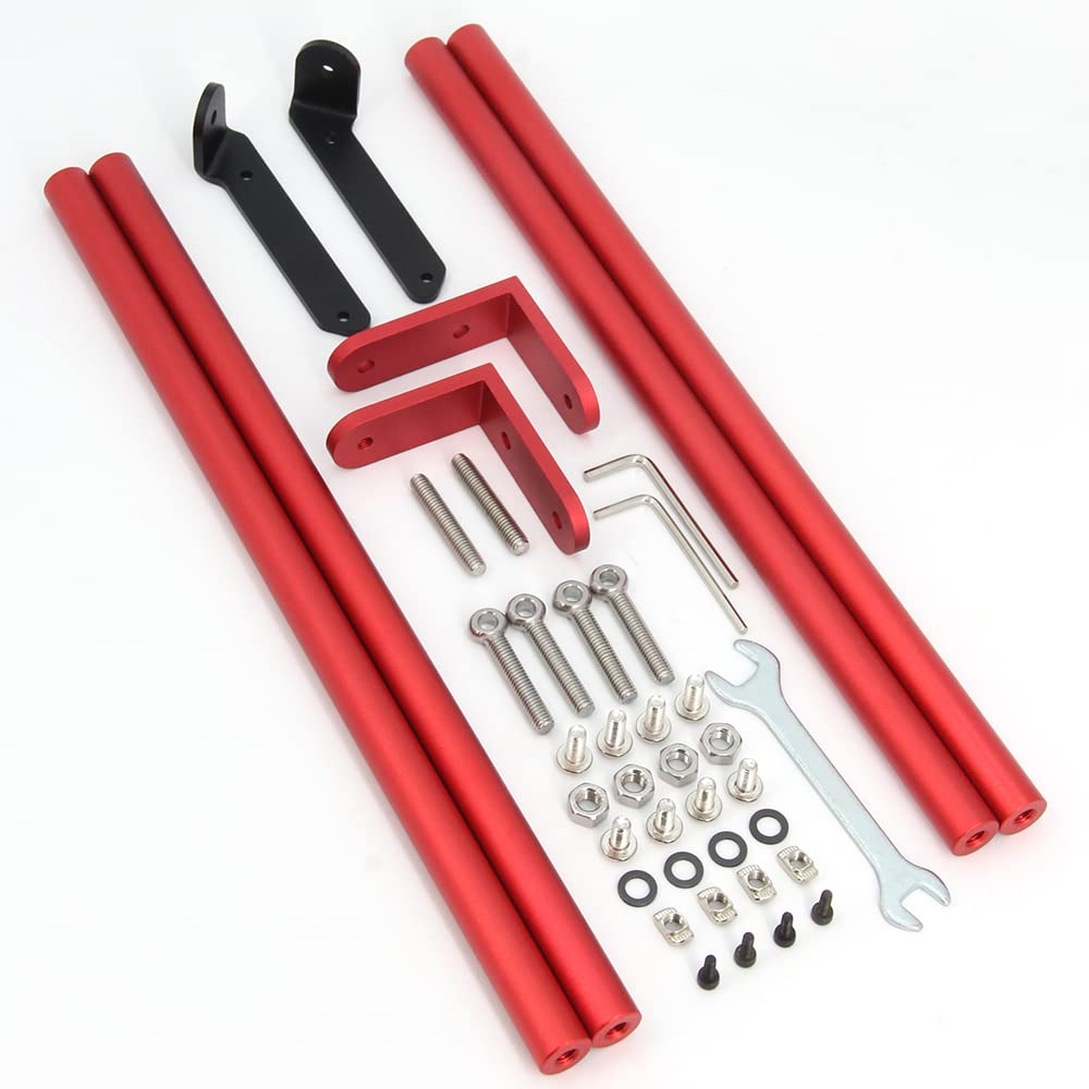 Befenybay Upgrade Stützstangen-Set für Creality 3D-Drucker CR-10S PRO und CR-10S PRO V2 (616 mm) 616