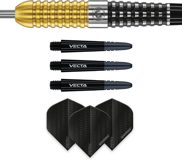 WINMAU Steve Beaton Special Edition 24 Gram Tungsten Darts with Prism Flights and Vecta Shafts (Stem