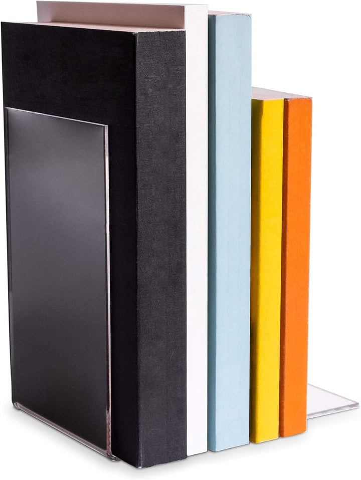 50 STück Buchstütze ECO (8.5 x 14.0 x 14.0 cm) Regal Buchwinkel von VITAdisplays, Buchständer für kl