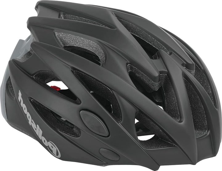 Polisport Unisex-Adult Helmet TWIG-(L=58/61) Helm, Schwarz/Grau, M