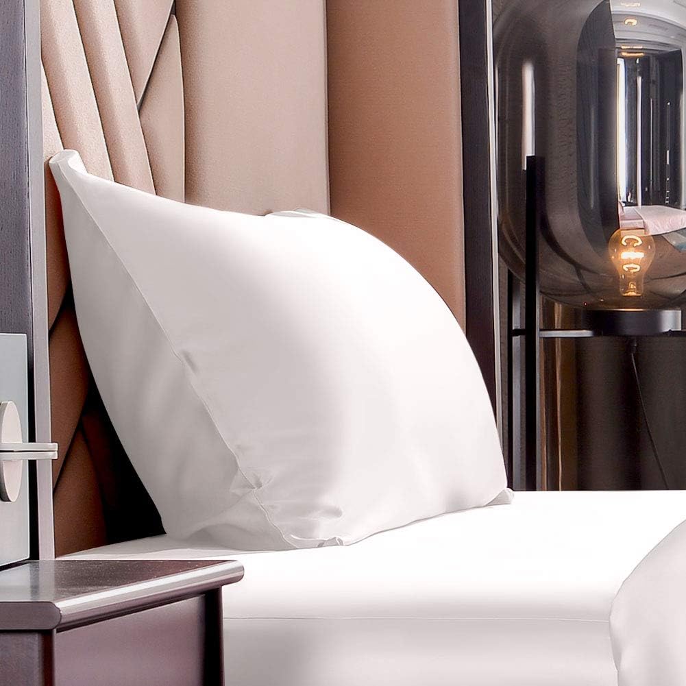 THXSILK Luxus 100% 19 Momme Seide Kissenbezug Kissenhülle mit Reissverschluss - Seide Kissen Bezug -