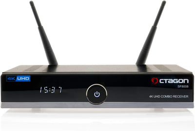 Octagon SF8008 UHD 4K Sat-Receiver inkl. Babotech® HDMI-Kabel [HDR H.265 E2 Linux Dual WiFi] (1x DVB