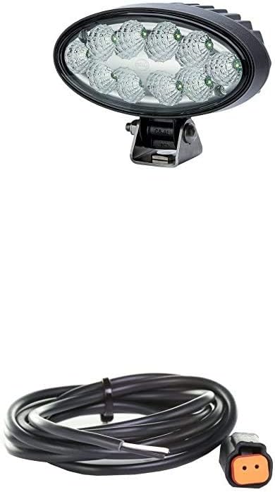 Hella 1GB 996 486-001 Arbeitsscheinwerfer - Oval 90 Gen. II - LED - 12V/24V - 4300lm - Anbau - Nahfe