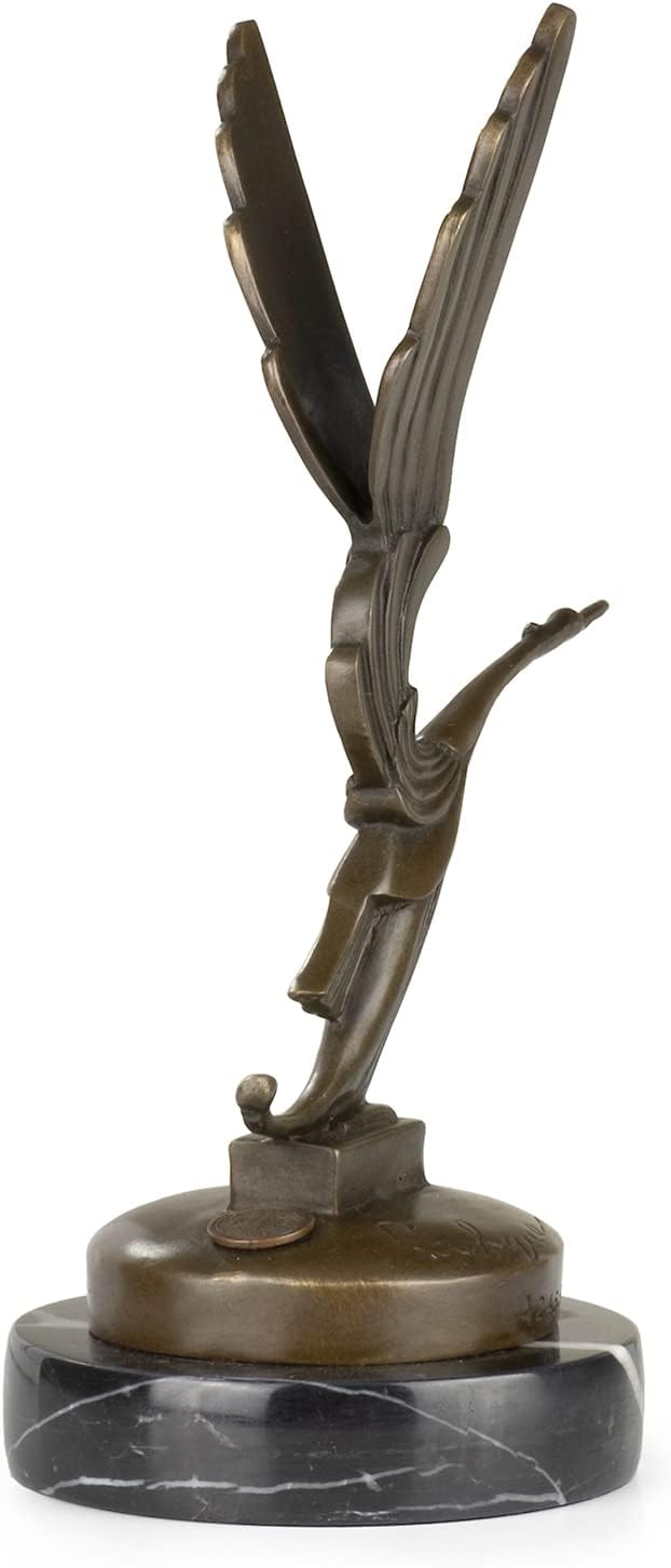 Moritz Bronzefigur Storch Höhe 21 cm 0,82 kg Skulptur Statue Antik Figuren