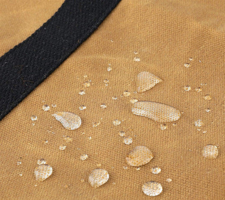 Werkzeugtasche, strapazierfähiges, gewachstes Segeltuch, Werkzeug-Rolltasche, Werkzeug-Organizer, (L