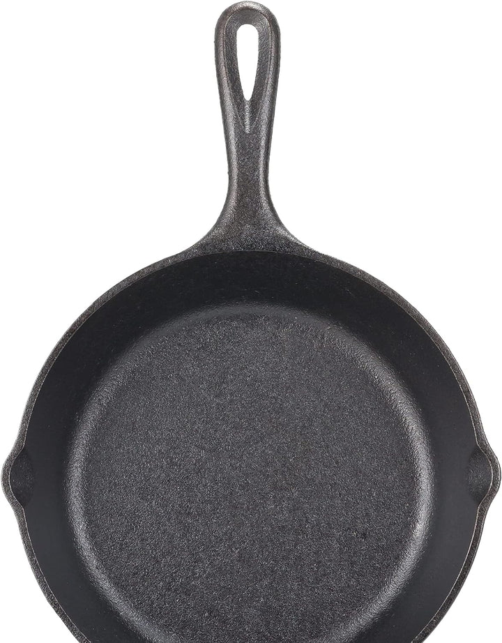 Lodge Gusseisenpfanne Mit Griff Und 2 Ausgüssen, Rund, Schwarz, Ca. 16,51 Cm Durchmesser