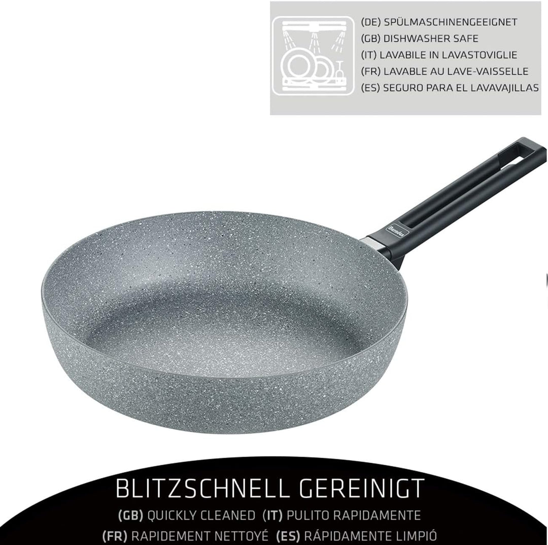 Berndes Pfanne 28cm - Alu Induktion Special Edition - Schmorpfanne, hoher Rand, Induktionspfanne, ve