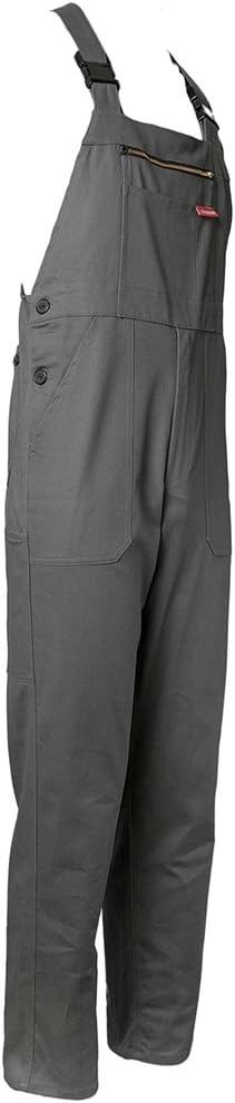 Planam 193028 BW 290 Latzhose, Grau, Grösse 28 Grau 28, Grau 28