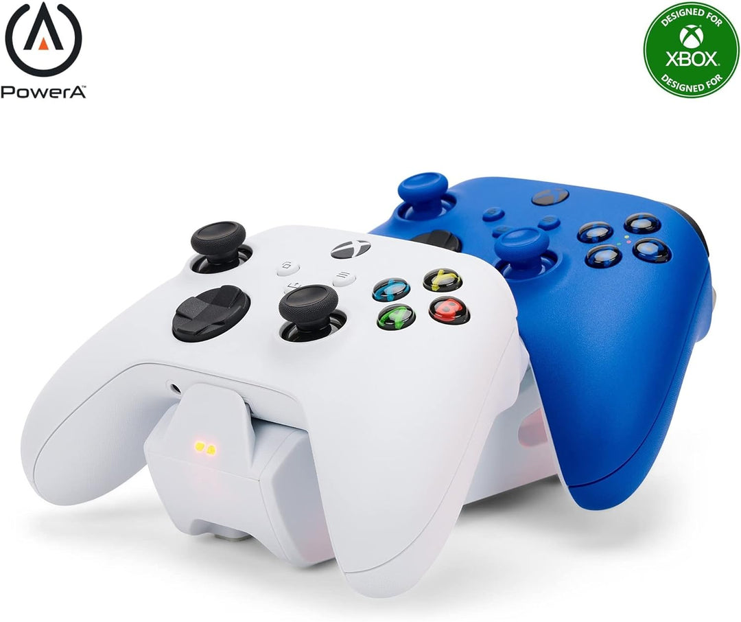 PowerA Duo-Ladestation für Xbox Series X|S - Weiss (EU) White, White