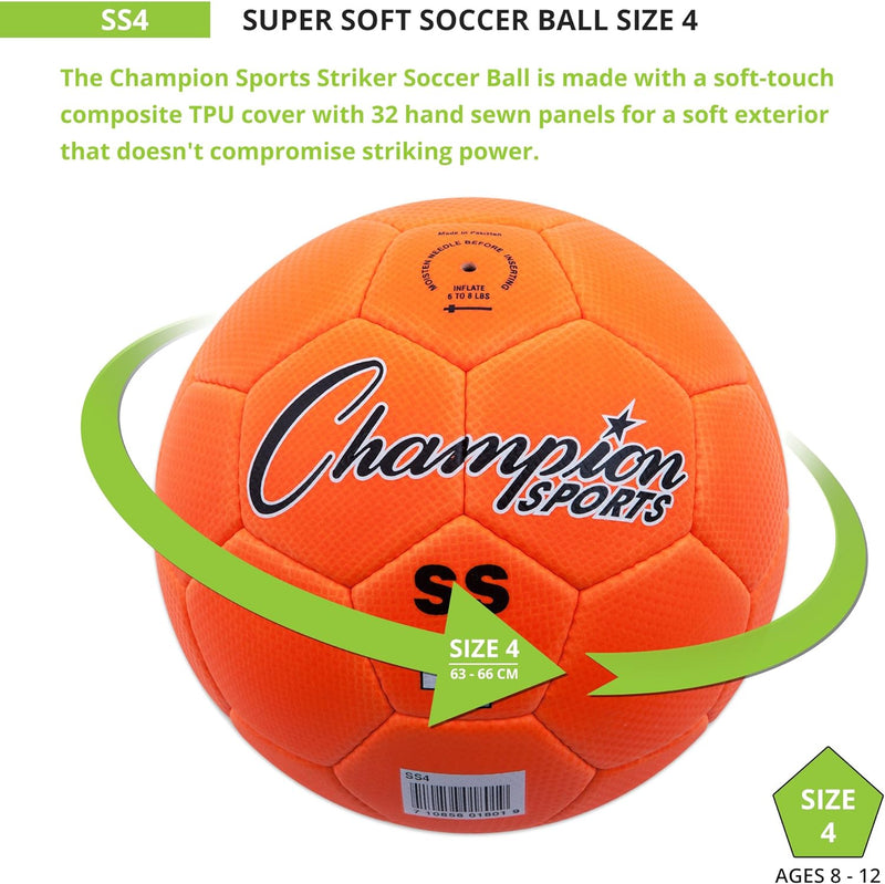 Champion Sports Superweicher Fussball. Grösse 4 (63 - 66 cm), Grösse 4 (63 - 66 cm)