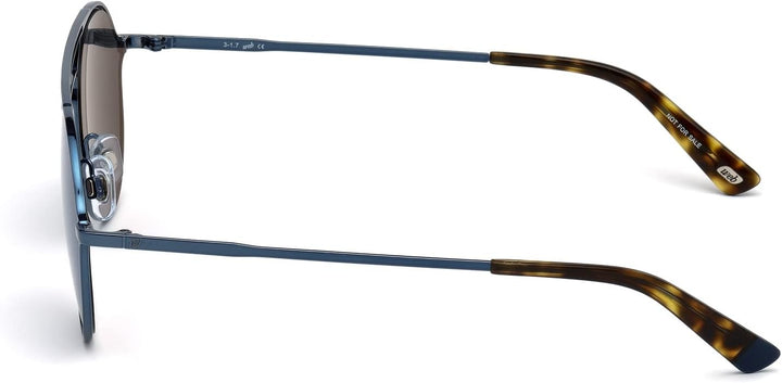 WEB Unisex-Erwachsene WE0230 90X 56 Brillengestelle, Blau (Blu LucBlu Specchiato), 56.0