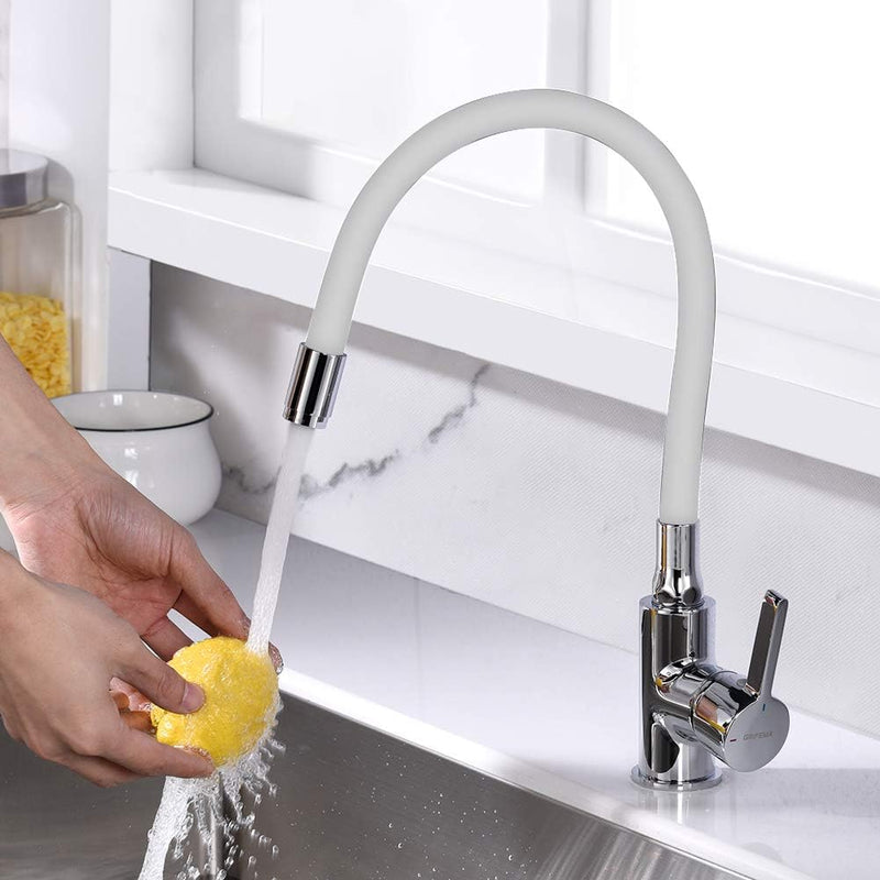 GRIFEMA GRIFERÍA DE COCINA-G4002-3 | Küchenarmatur - Wasserhahn Küche mit Flexibler Auslauf, Hoher A