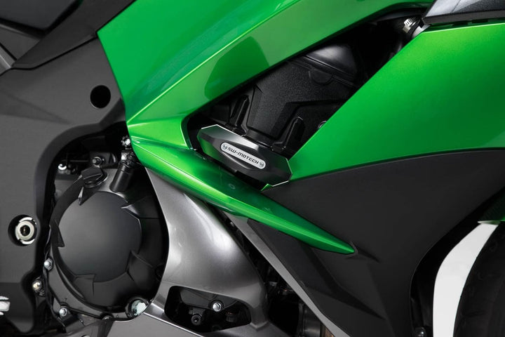 SW-Motech Sturzpad-Kit - Schwarz. Kawasaki Z 1000 SX (11-).