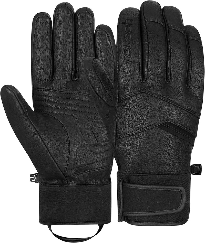 Reusch Herren Handschuhe Cronon Warm, Wasserdicht, Extra Atmungsaktiv 8 Schwarz, 8 Schwarz
