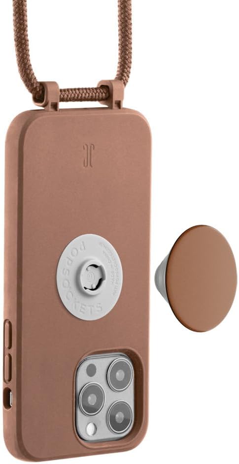 PopSockets x Just Elegance iPhone Hülle - Necklace Case - Handyhülle kompatibel mit iPhone 14 Pro Ma