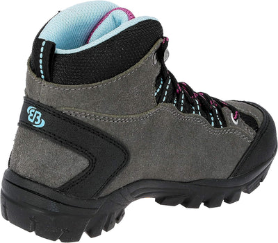 Brütting Unisex Kinder Mount Bona High Kids Trekking- & Wanderstiefel 35 EU Grau Lila Blau, 35 EU Gr