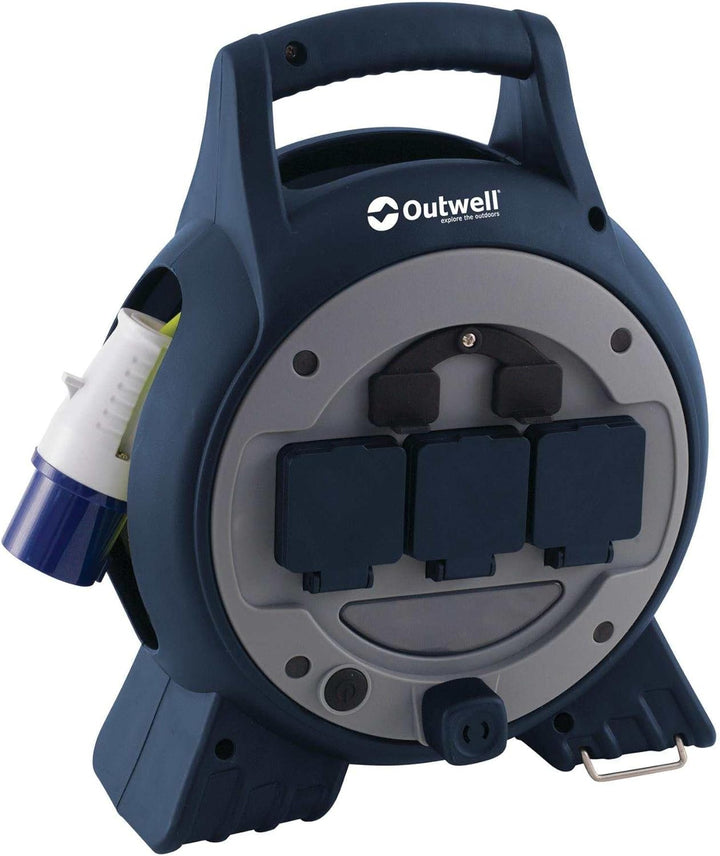 Outwell Unisex – Erwachsene Kabeltrommel, Grün, Einheitsgrösse