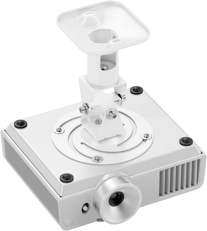 deleyCON Universal Beamer Projektor Deckenhalterung +-25° Neigbar - 360° Schwenkbar - bis 15Kg - Dec