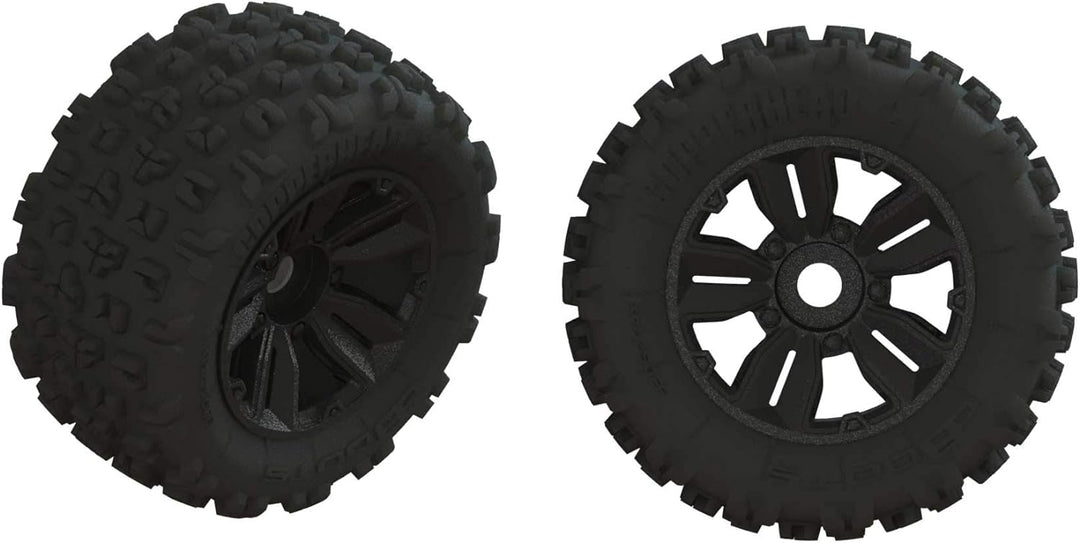 1/5 DBoots Copperhead2 SB MT Vorder/Hinten 3.9 vormontierte Reifen, 17mm Hex (2)