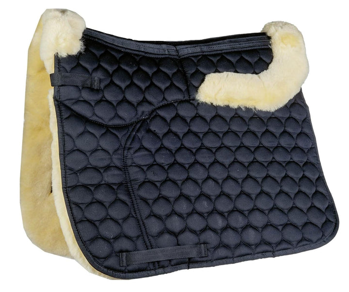 HKM Lammfell Schabracken Schwarz/Natur One Size