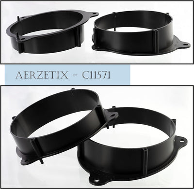 AERZETIX - C11571-2er-Satz Lautsprecheradapter/-Halter Ø165 mm - einbauseite: vordertür - kompatibel