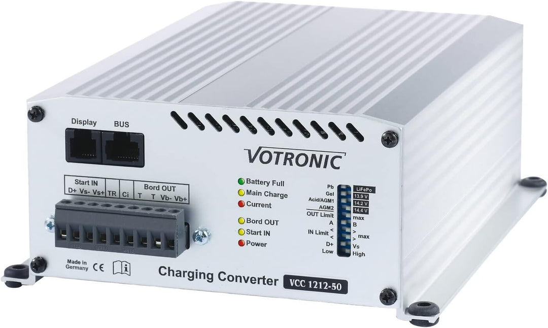 Votronic 3326 VCC 1212-50 12V zu 12V 50A B2B Ladewandler 1212-50 50A, 1212-50 50A