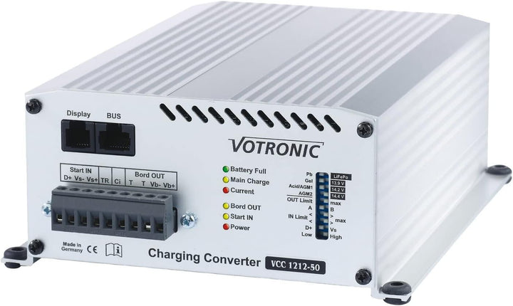 Votronic 3326 VCC 1212-50 12V zu 12V 50A B2B Ladewandler 1212-50 50A, 1212-50 50A