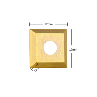 SpeTool 10pcs 12 MM x 12 MM x 2.2 MM Carbide Insert mit ATS-Beschichtung Replacement for Insert Rout