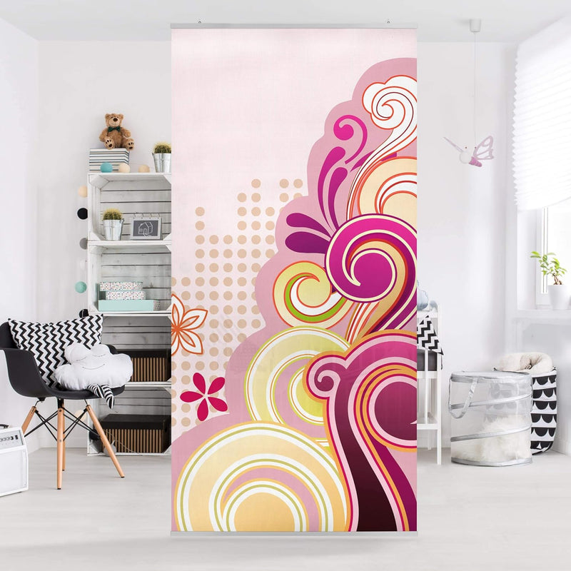 Bilderwelten Raumteiler Cirrus III 250x120cm inkl. transparenter Halterung 250x120cm incl. transpare