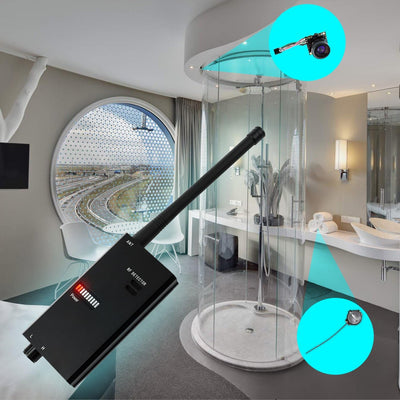 Schnurloser Wanzenfinder KG20 Wanzensuchgerät Wireless Tap Detector Spionfinder Anti Funkkamera Spy