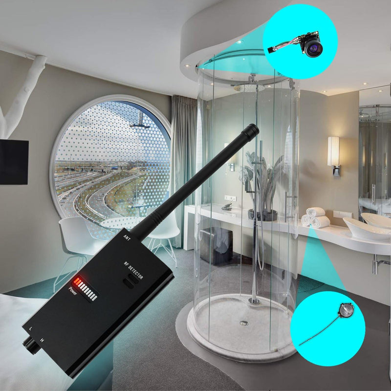 Schnurloser Wanzenfinder KG20 Wanzensuchgerät Wireless Tap Detector Spionfinder Anti Funkkamera Spy
